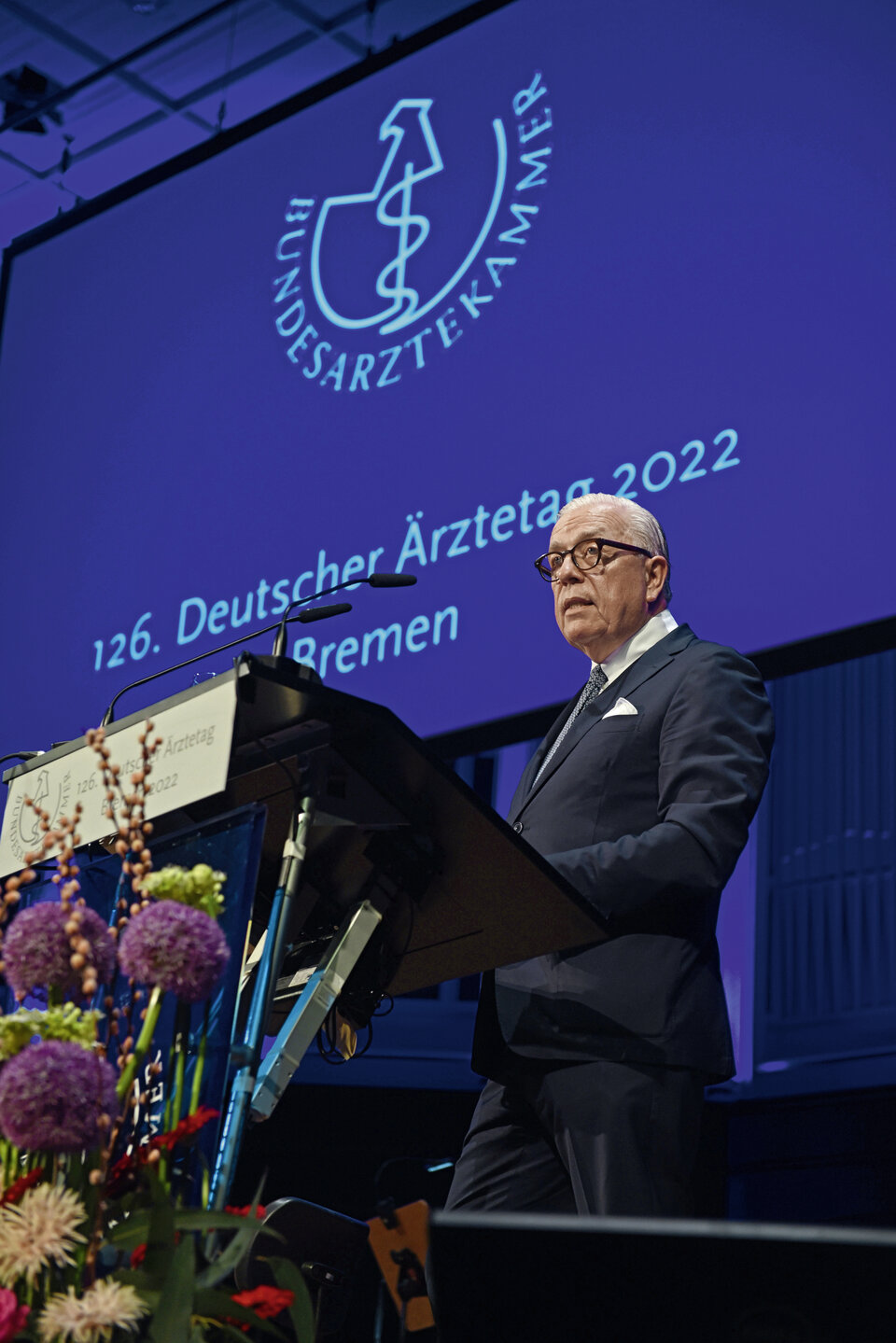 Abb. 1:  BÄK-Präsident Dr. Klaus Reinhardt fordert mehr Unterstützung für Niedergelassene bei der Digitalisierung.